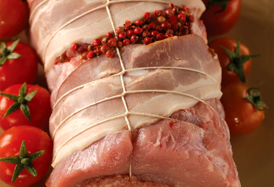 Lombo Recheado com carne picada